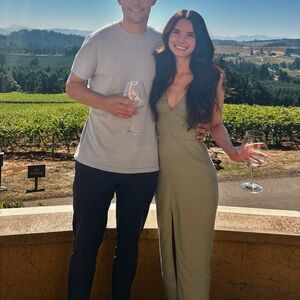 Zara Olive Green Bodycon Dress